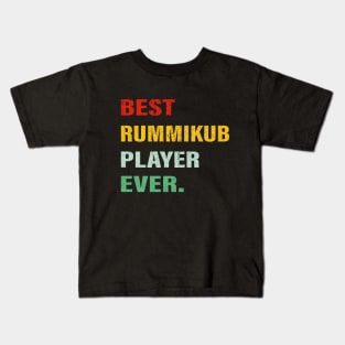 Best Rummikub Player Ever Kids T-Shirt